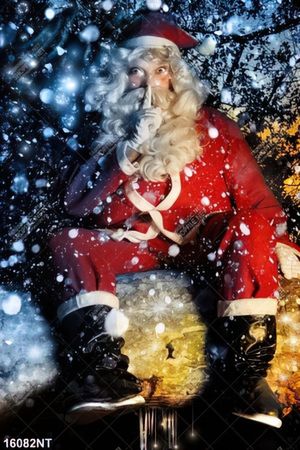 Tranh nghệ thuật ông già noel 16082NT