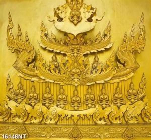 Tranh phật màu vàng gold