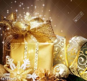 Tranh sắc vàng noel 16191NT