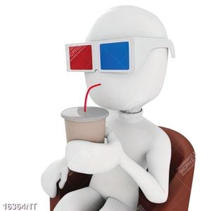 Tranh người trắng ngồi uống nước ngọt