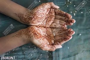 Tranh vẽ Henna trên bàn tay