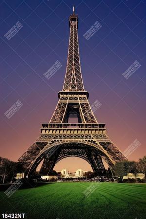 Tranh tháp Eiffel nước Pháp