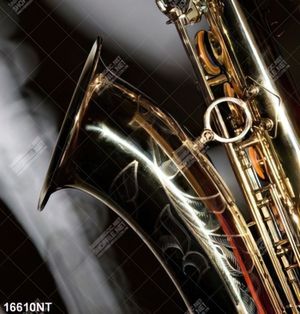 Tranh kèn sacxophone