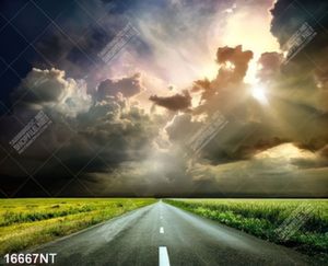 Tranh bầu trời nghệ thuật 16667NT