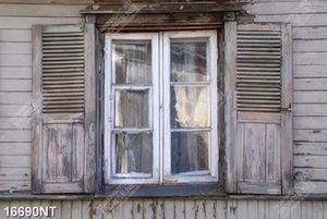 Tranh cánh cửa sổ đã cũ