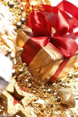 Tranh hộp quà noel 