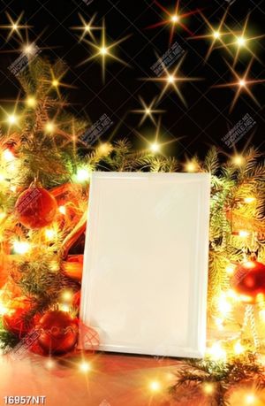 Tranh noel lung linh ánh đèn 