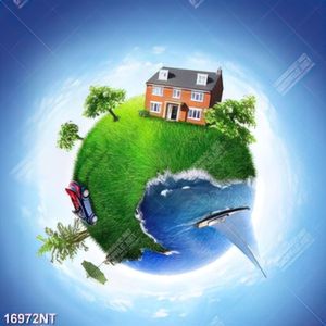 Tranh quả cầu nghệ thuật 16972NT