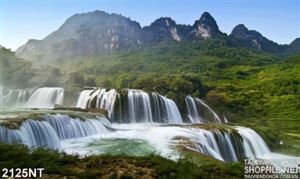 Tranh những thác nước nối đuôi nhau