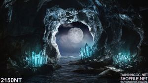 Tranh ánh trăng ngoài hang động