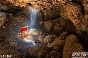Tranh hang động châu báu treo tường