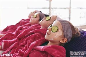 Tranh những cô gái làm đẹp da in uv