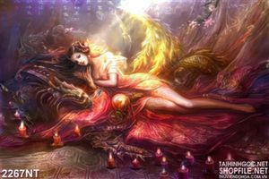 Tranh nàng công chúa ngủ trong rừng