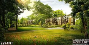 Tranh tường rào bên khu rừng