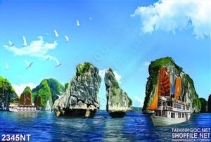Tranh vịnh hạ long treo tường