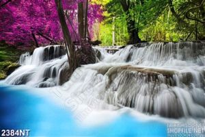 Tranh bọt nước trắng xóa trên sông