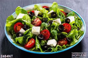 Tranh salad trộn trang trí bức tường 3d