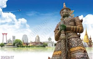 Tranh bức tượng chiến binh dũng mãnh