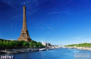 Tranh pháp effen trên bờ biển xanh