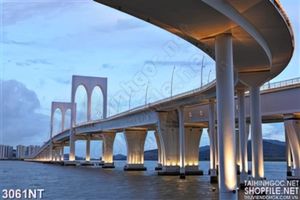 Tranh dưới chân cầu treo tường