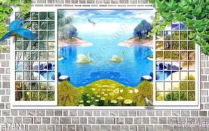 Tranh cửa sổ và phong cảnh hữu tình