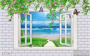 Tranh cửa sổ nhìn ra biển