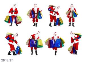 Tranh ông già noel và những túi quà