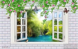 Tranh cửa sổ và dòng sông nghệ thuật