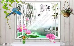 Tranh cửa sổ nhìn ra phong cảnh nghệ thuật