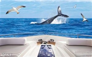 Tranh đại dương và chim hải âu