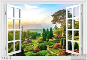 Tranh cửa sổ và thung lũng hoa