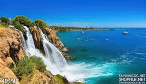 Tranh thác nước trên biển