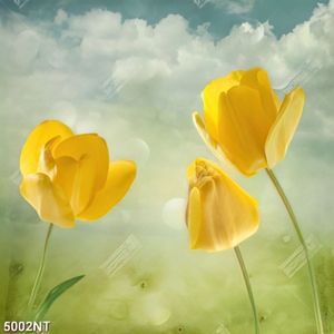 Tranh bông hoa tulip vàng