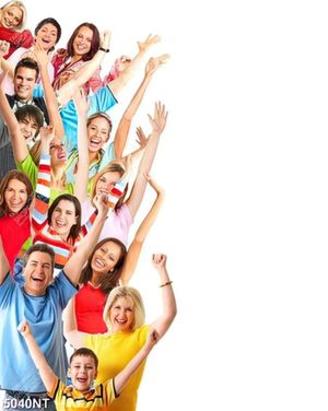 Tranh gia đình cười rạng rỡ