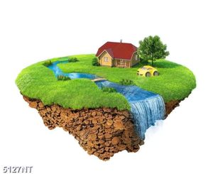 Tranh nghệ thuật hòn đảo nhỏ