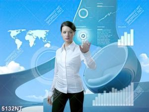 Tranh nghệ thuật cô gái đến từ tương lai