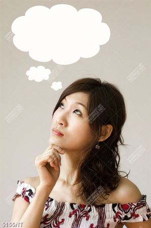 Tranh cô gái đang suy nghĩ
