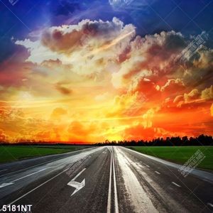 Tranh bầu trời đỏ nghệ thuật 