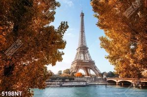 Tranh tháp eiffel nước Pháp