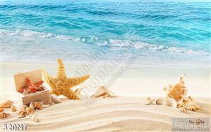 Tranh bãi biển và vỏ sò