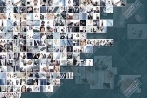 Tranh nghép những nhân vật trẻ