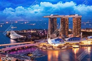 Tranh file gốc Marina Bay sands 