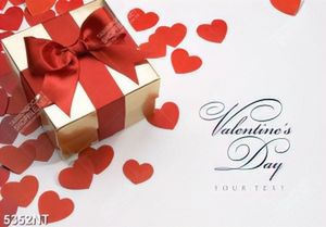 Tranh hộp quà Valentines day