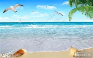 Tranh bãi biển đẹp nhất Việt Nam