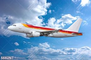 Tranh máy bay trên bầu trời xanh 5662NT