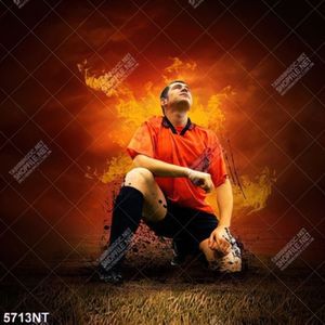 Tranh nghệ thuật cầu thủ đá bóng 5713NT