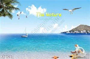 Tranh hòn đảo trên biển