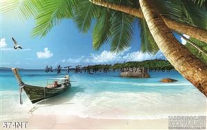 Tranh con thuyền trên đại dương