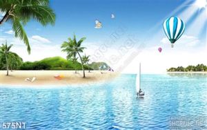Tranh đại dương xanh
