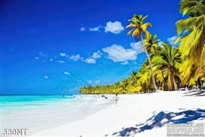 Tranh hòn đảo trên biển